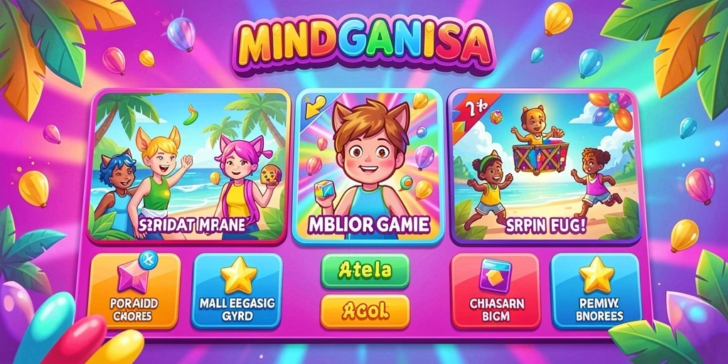 Screenshot level baru yang menantang dan seru.