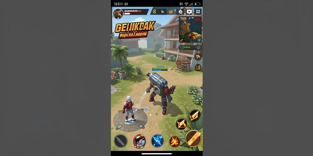 Screenshot fitur kustomisasi karakter.