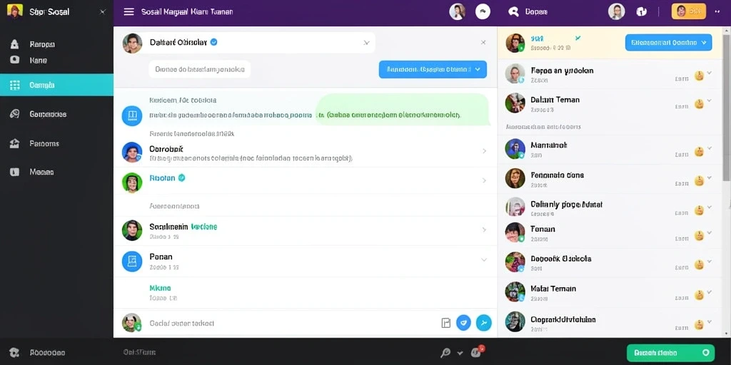 Screenshot antar muka pengguna yang user-friendly.